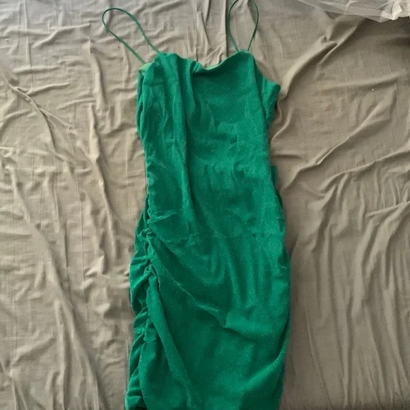SHEIN | Dresses | Shein Dress Green Sparkly | Poshmark